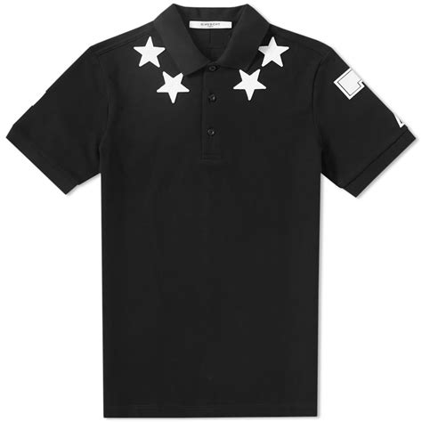 givenchy star collar polo|givenchy sleeveless polo shirt.